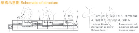 DW系列單層帶式干燥機